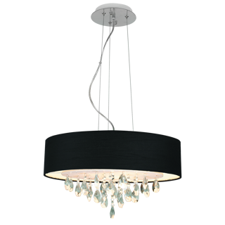 Brilliant loftslampe i sort og krom Design by Grönlund